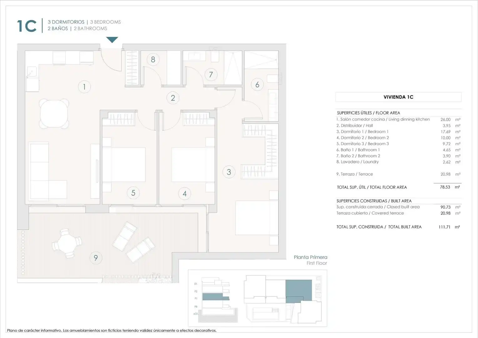 Apartamento con piscina en venta en Benijófar, imagen 7