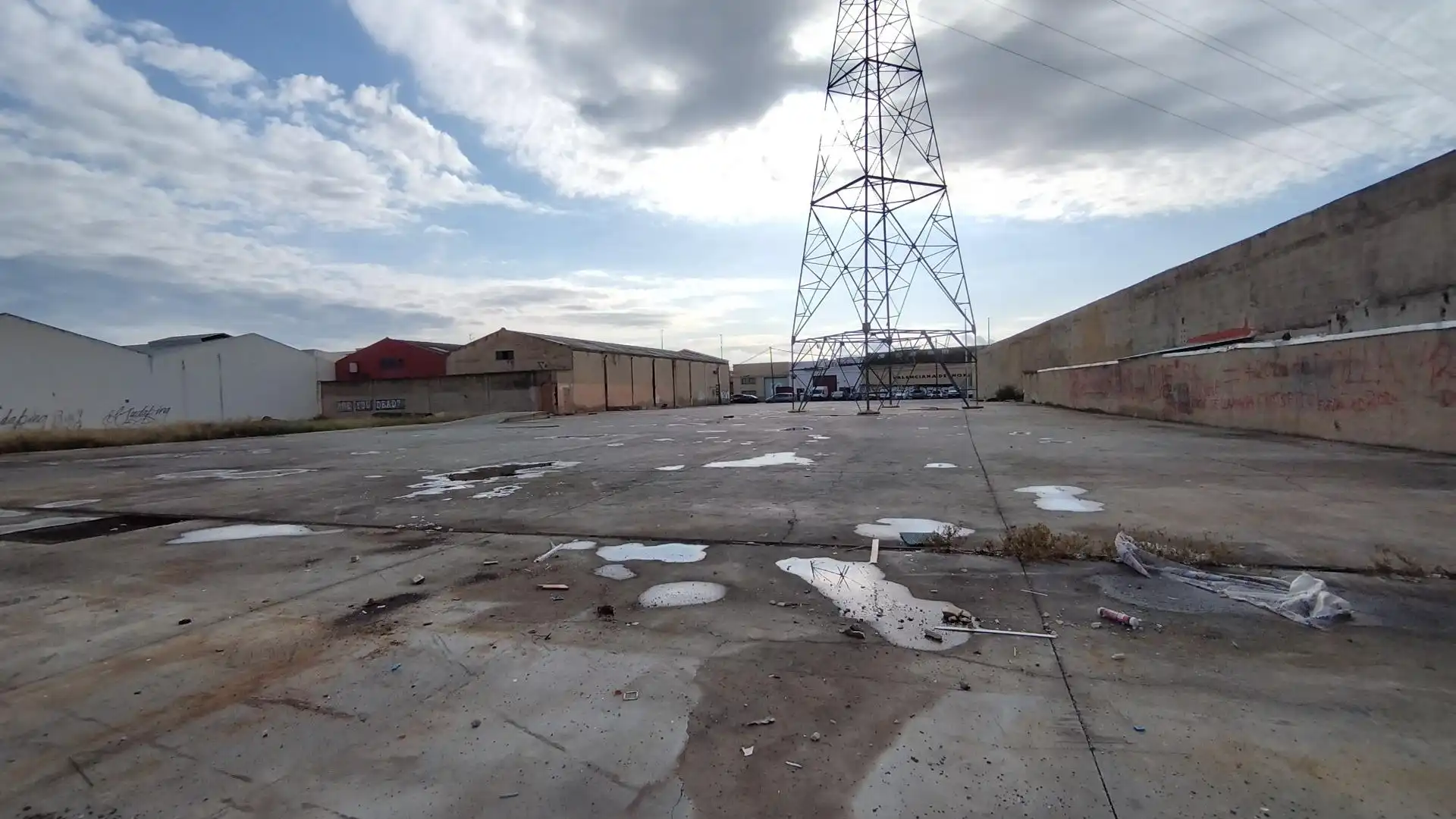 Vista exterior de Terreno industrial en venta en Alboraya