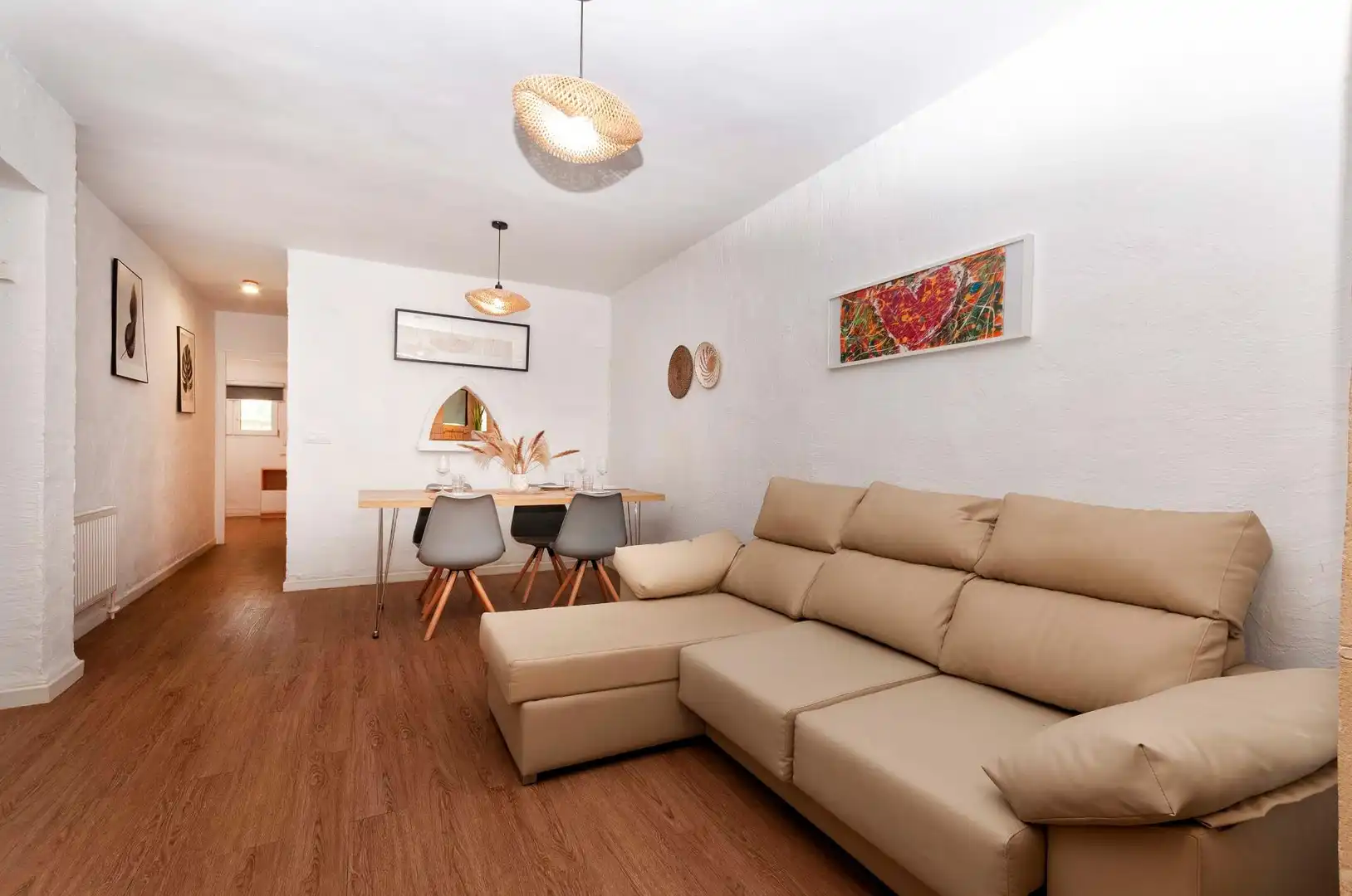 Sala de estar de Apartamento en venta en Jávea / Xàbia con Jardín privado, Terraza y Piscina comunitaria