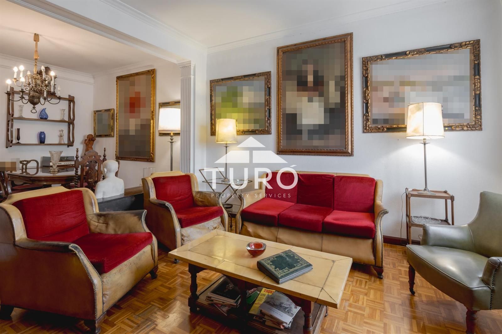Living room of Flat for sale in  Barcelona Capital  with Heating