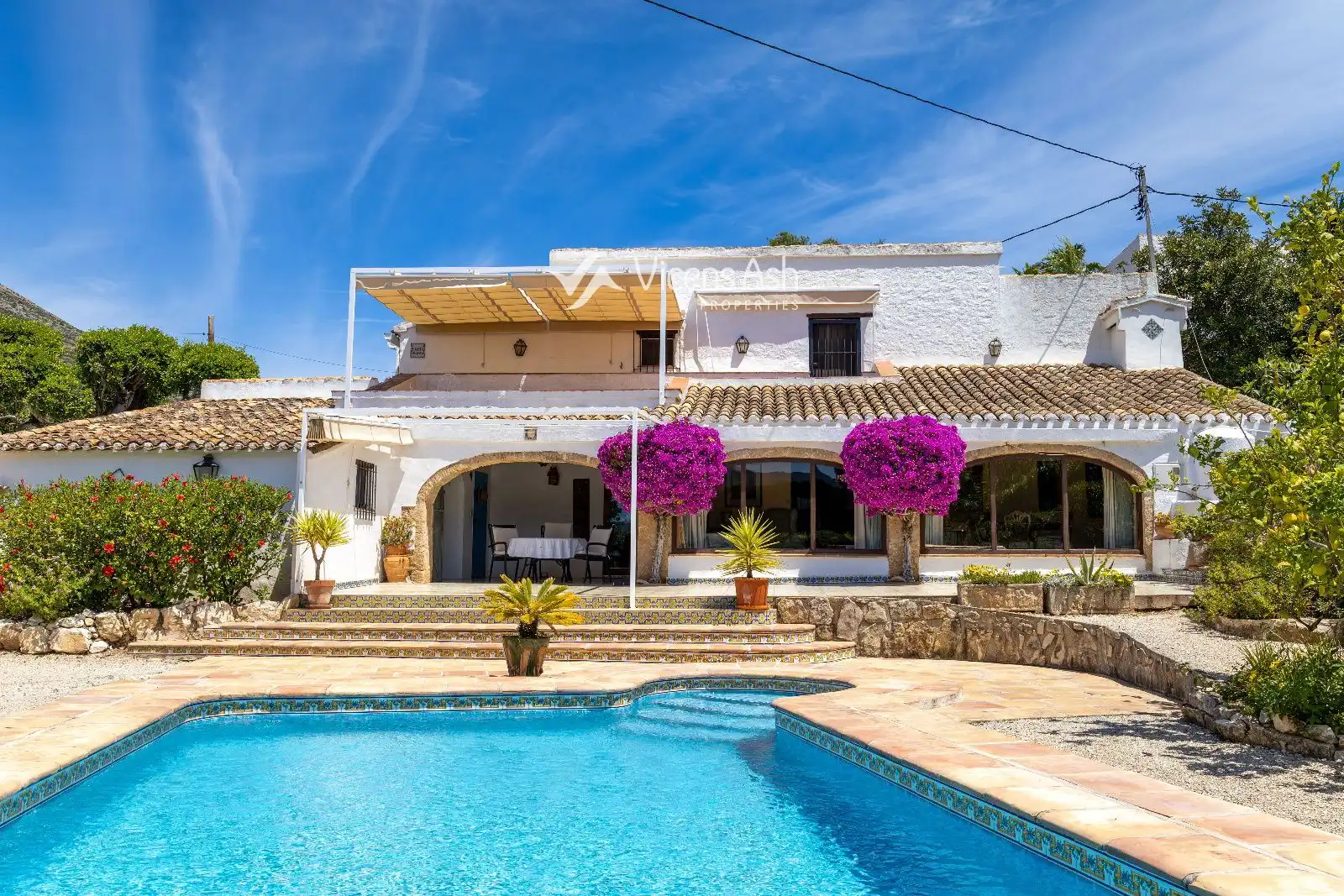 Exterior view of Houses for sale in Jávea / Xàbia  with Storage room, Swimming Pool and Furnished
