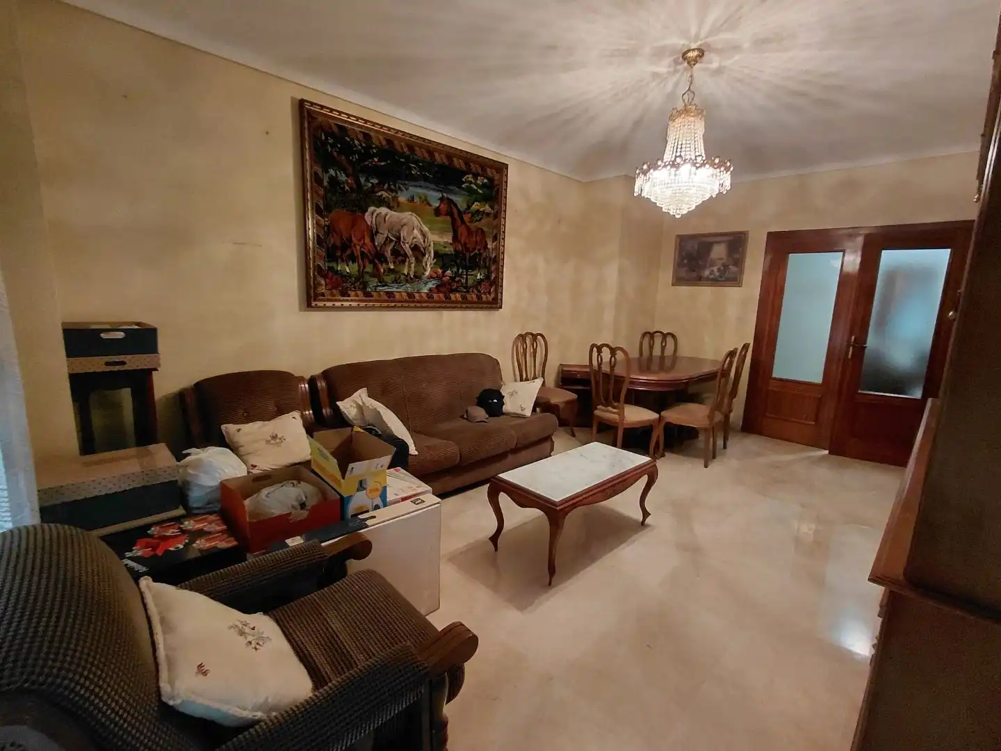Sala d'estar de Pis en venda en  Albacete Capital amb Terrassa i Balcó