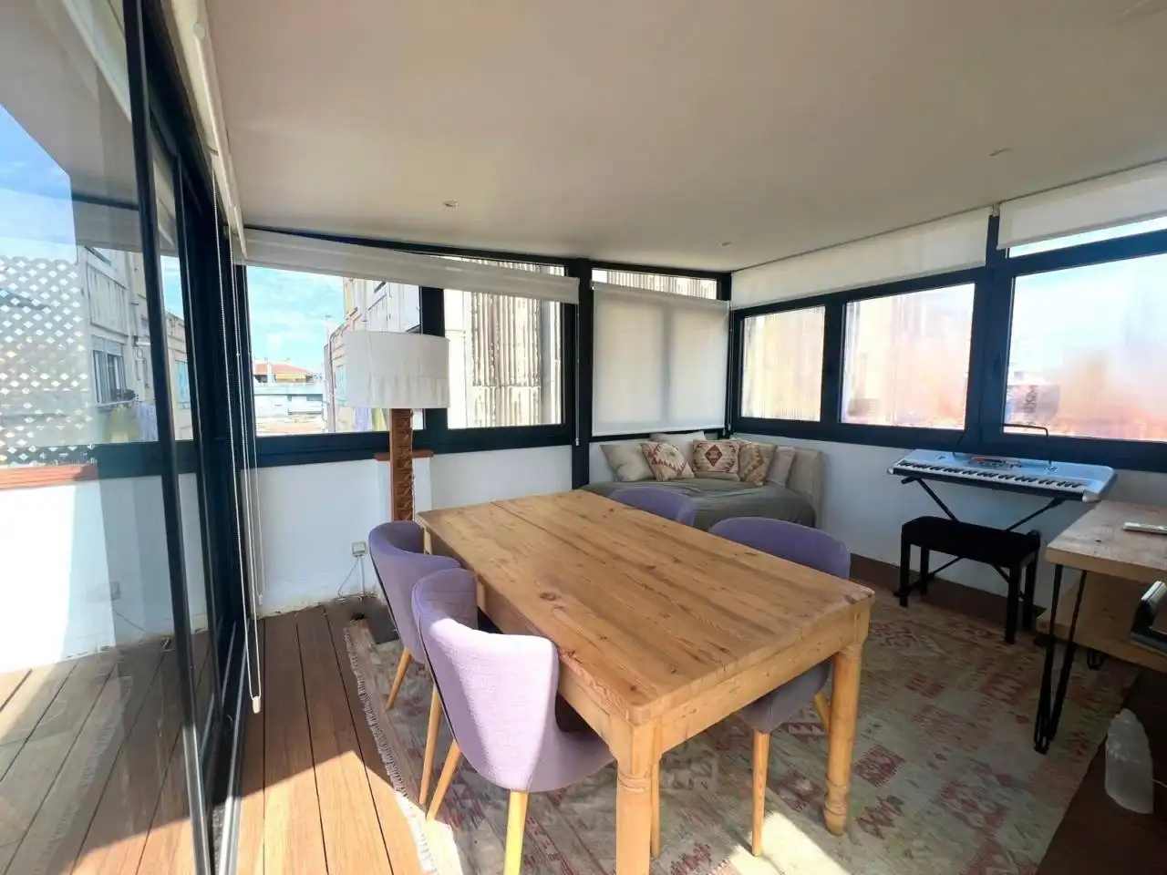 Terrace of Flat for sale in Girona  with Air Conditioner, Heating and Terrace
