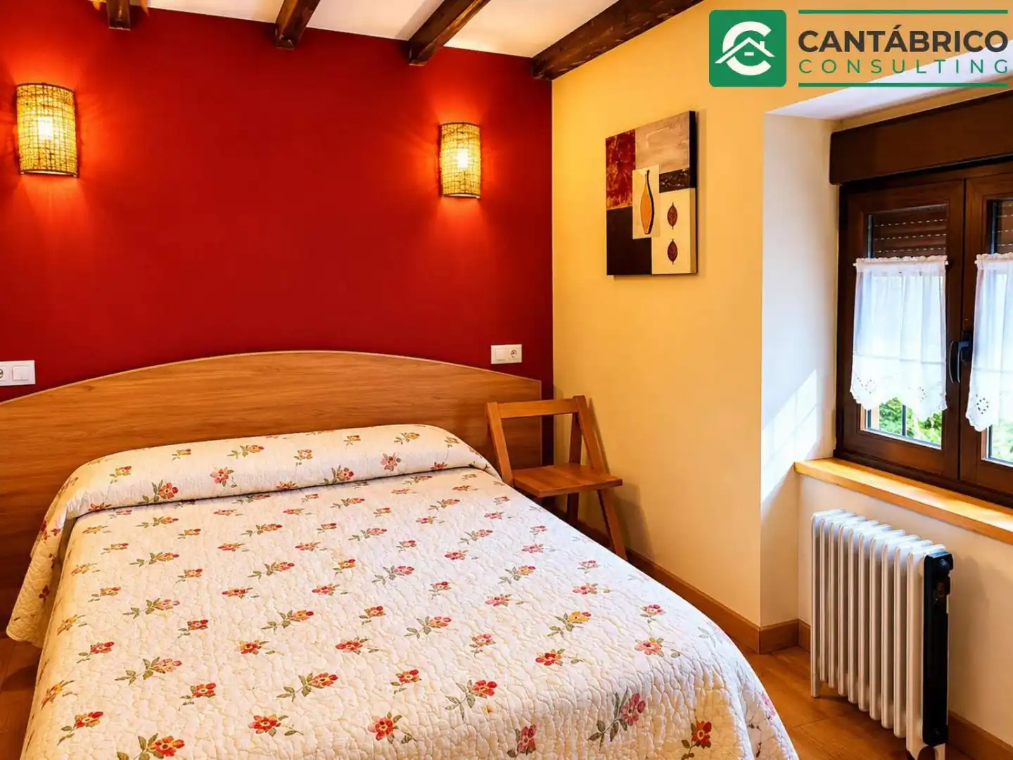 Schlafzimmer von Haus oder Chalet zum Verkauf in Navia mit Heizung, Terrasse und Möbliert
