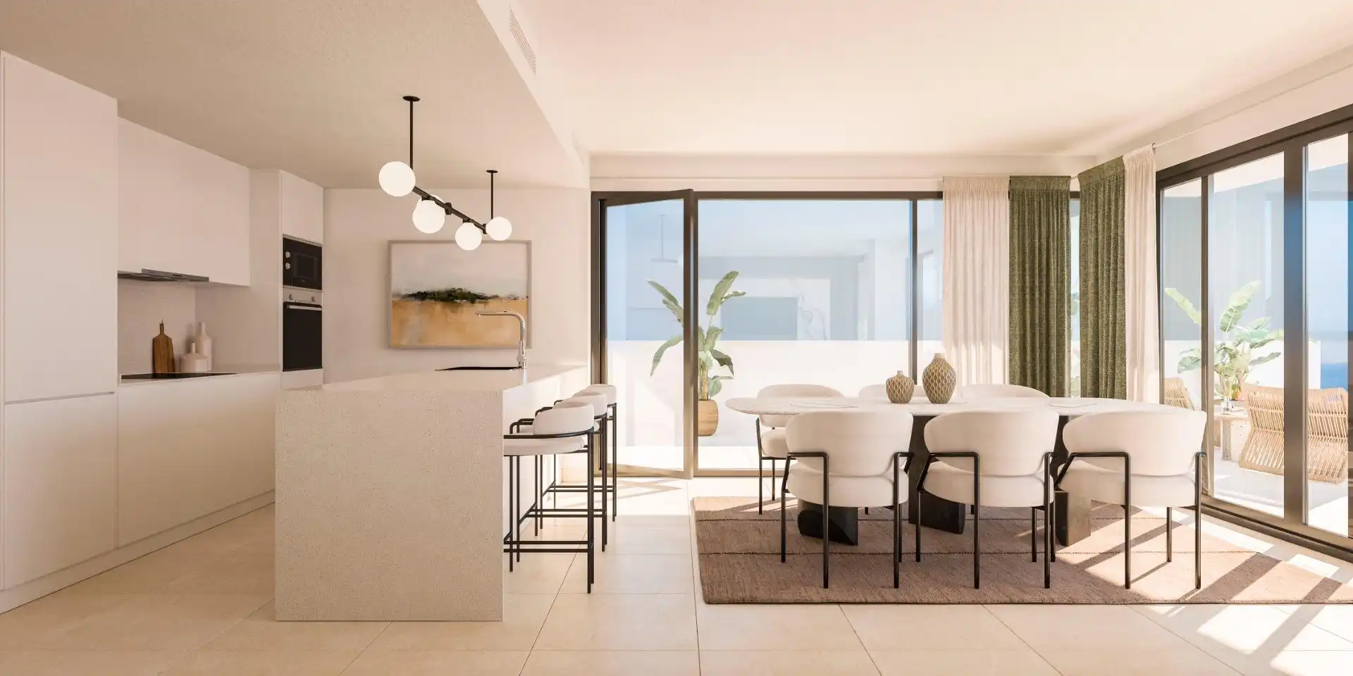 Comedor de Planta baja en venta en Manilva con Aire acondicionado, Terraza y Trastero