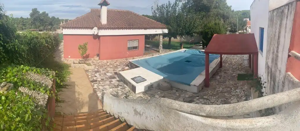 Piscina de Casa o xalet en venda en La Pobla de Tornesa amb Jardí privat, Terrassa i Traster