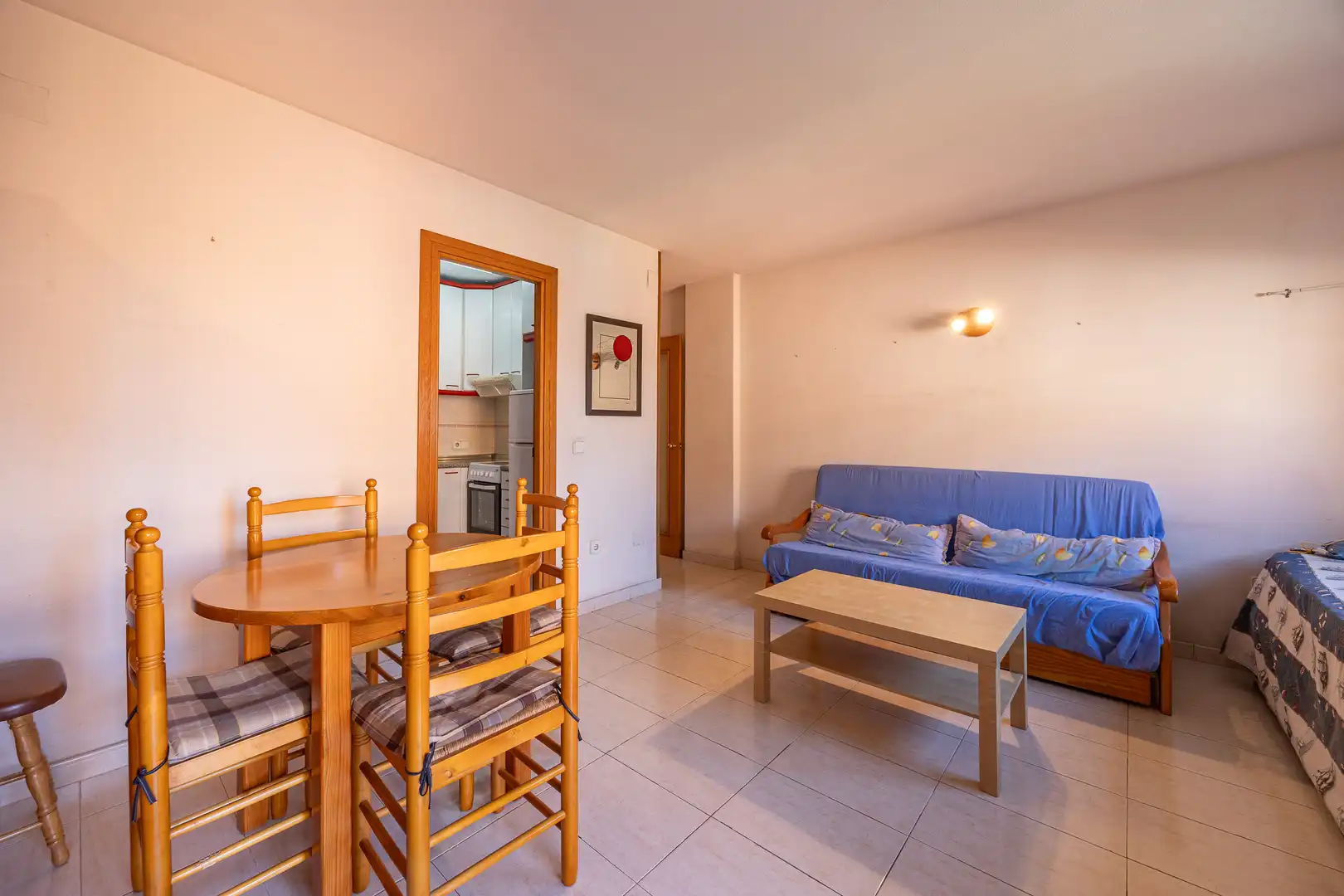 Sala d'estar de Apartament en venda en Benidorm amb Moblat