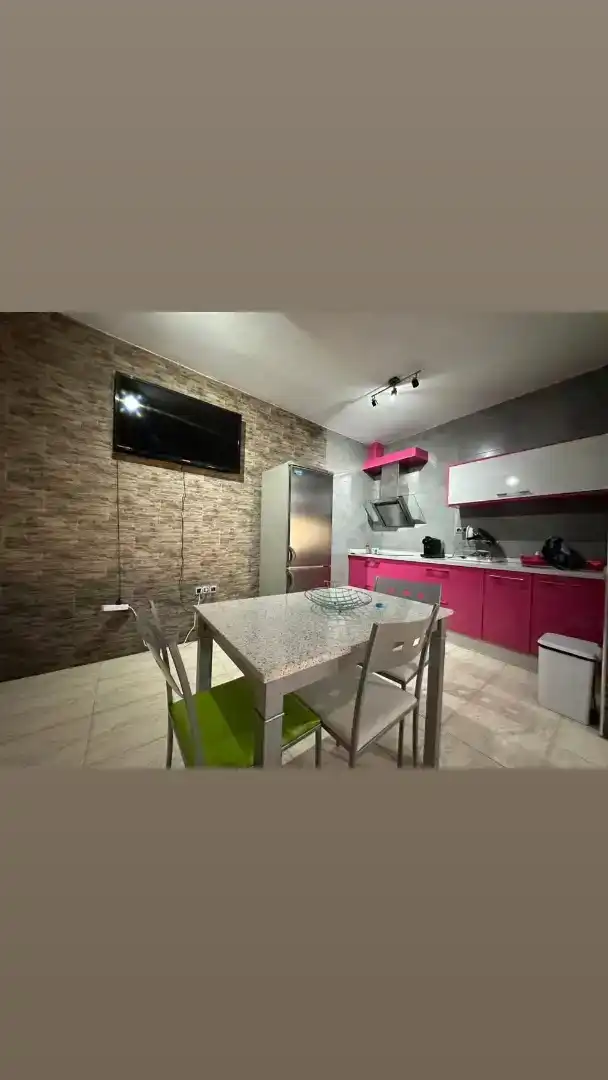 Cocina de Dúplex en venta en Olula del Río con Aire acondicionado, Amueblado y Lavadora