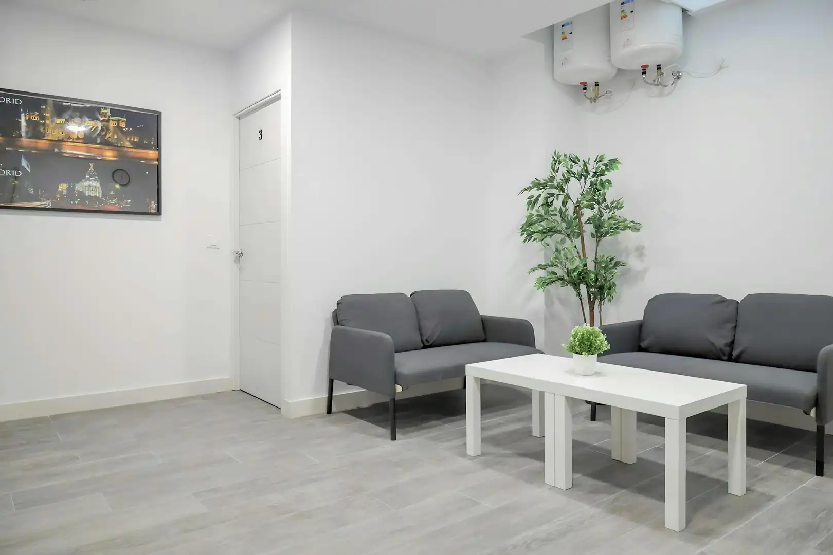 Sala de estar de Piso de alquiler en Madrid con Aire acondicionado, Calefacción y Amueblado