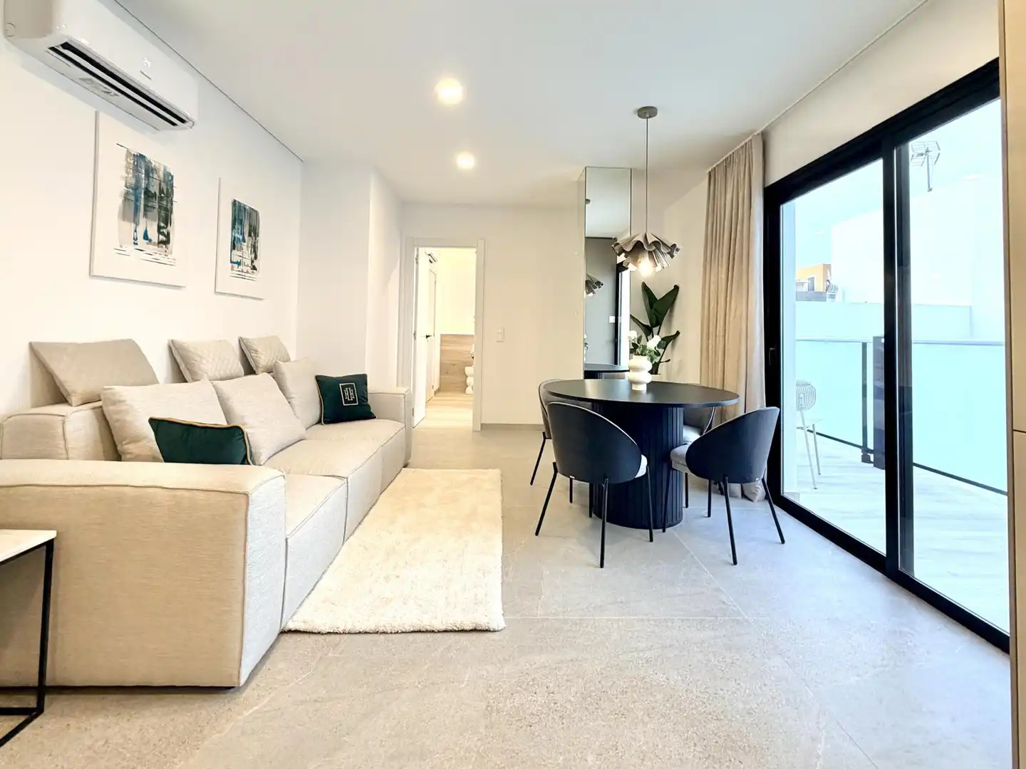 Sala de estar de Apartamento en venta en Granadilla de Abona con Aire acondicionado, Terraza y Amueblado