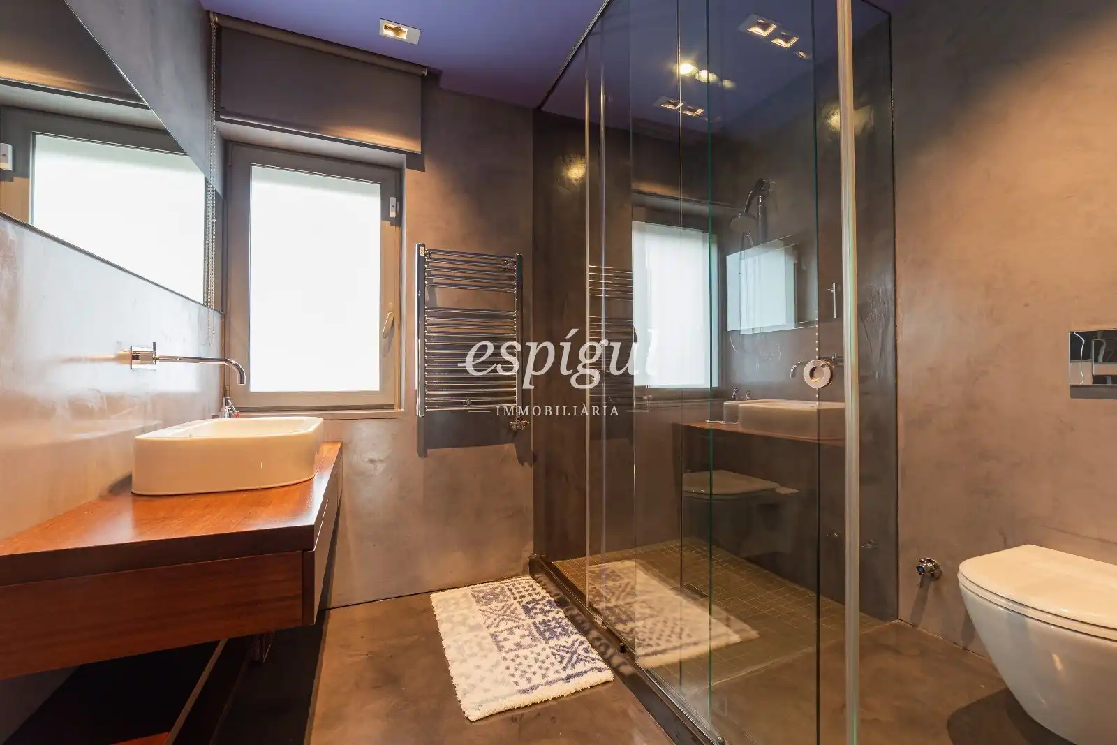 Baño de Casa o chalet en venta en Sant Cugat del Vallès con Aire acondicionado, Parquet y Terraza