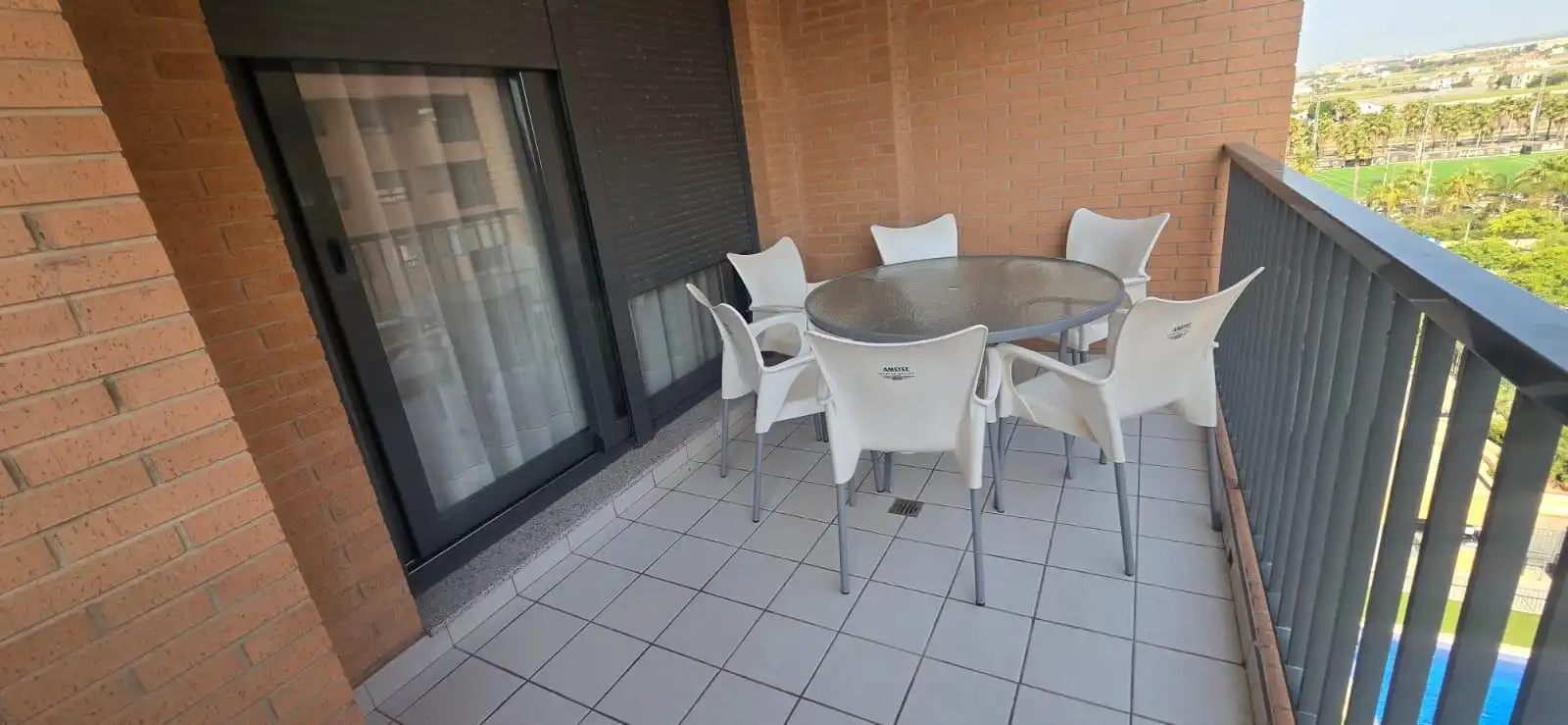 Terraza de Apartamento de alquiler en Alboraya con Aire acondicionado, Amueblado y Balcón