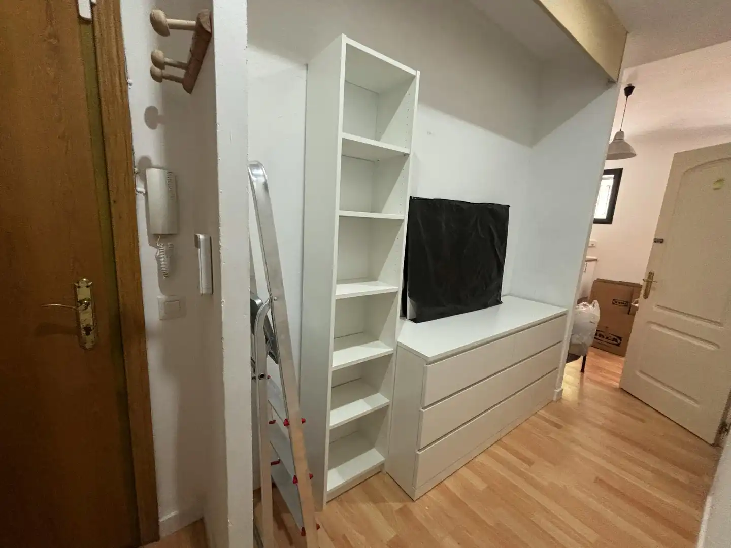 Bedroom of Flat for rent in Madrid  with Heating, Furnished and Washing machine