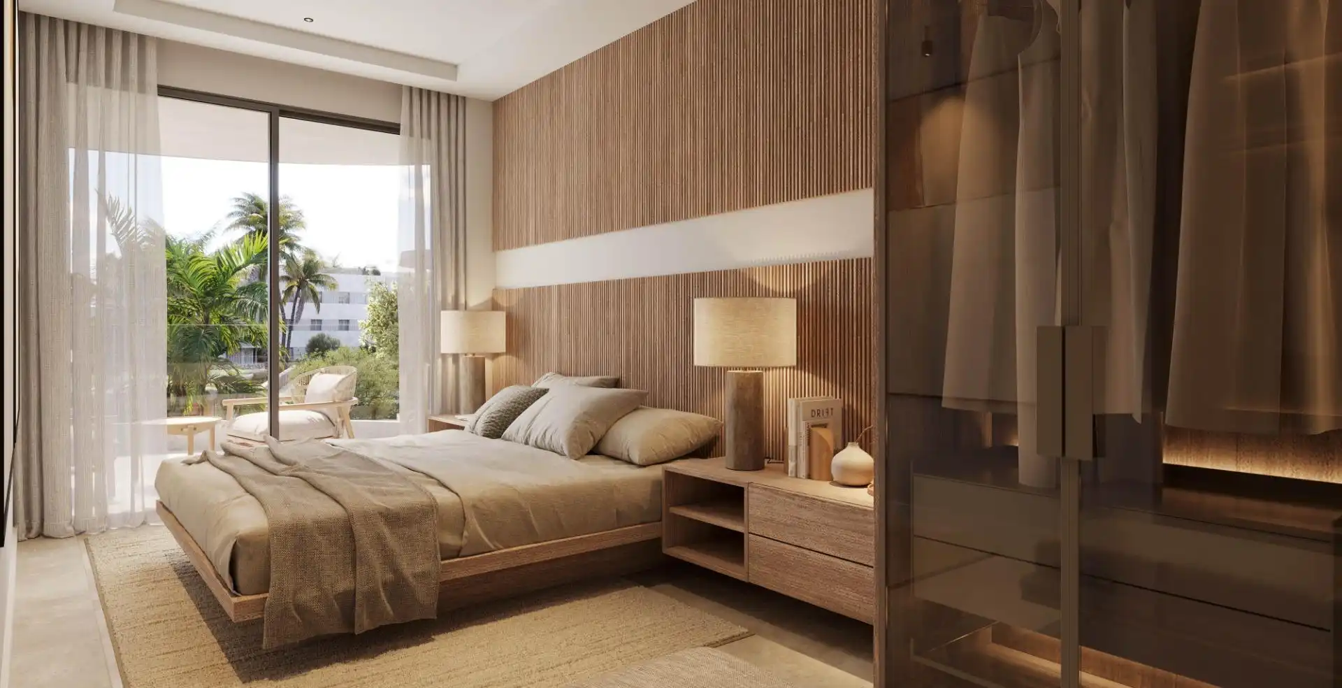Habitación de Planta baja en venta en Estepona con Aire acondicionado, Jardín privado y Terraza