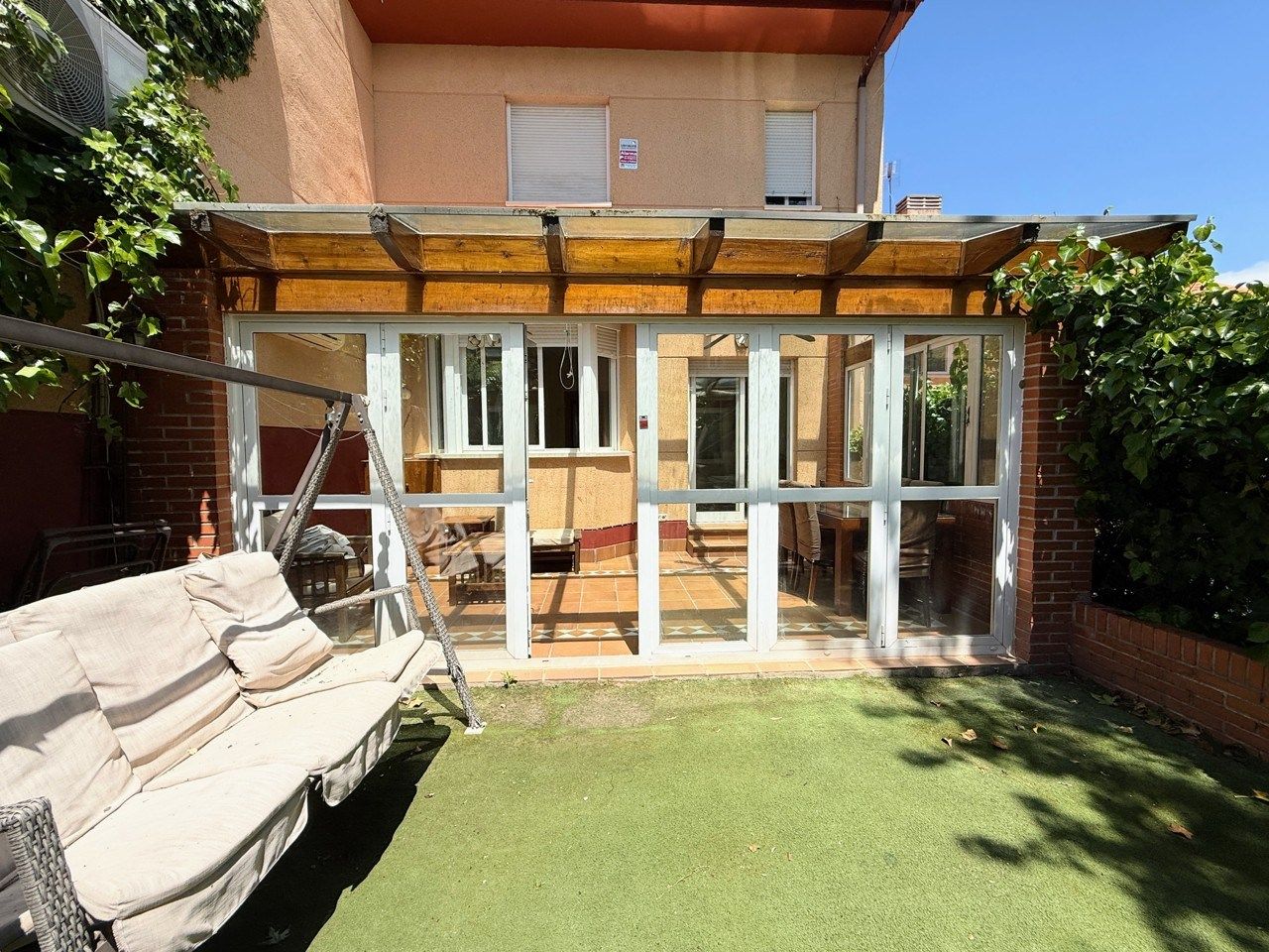 Terrace of Single-family semi-detached for sale in San Lorenzo de El Escorial  with Heating and Furnished