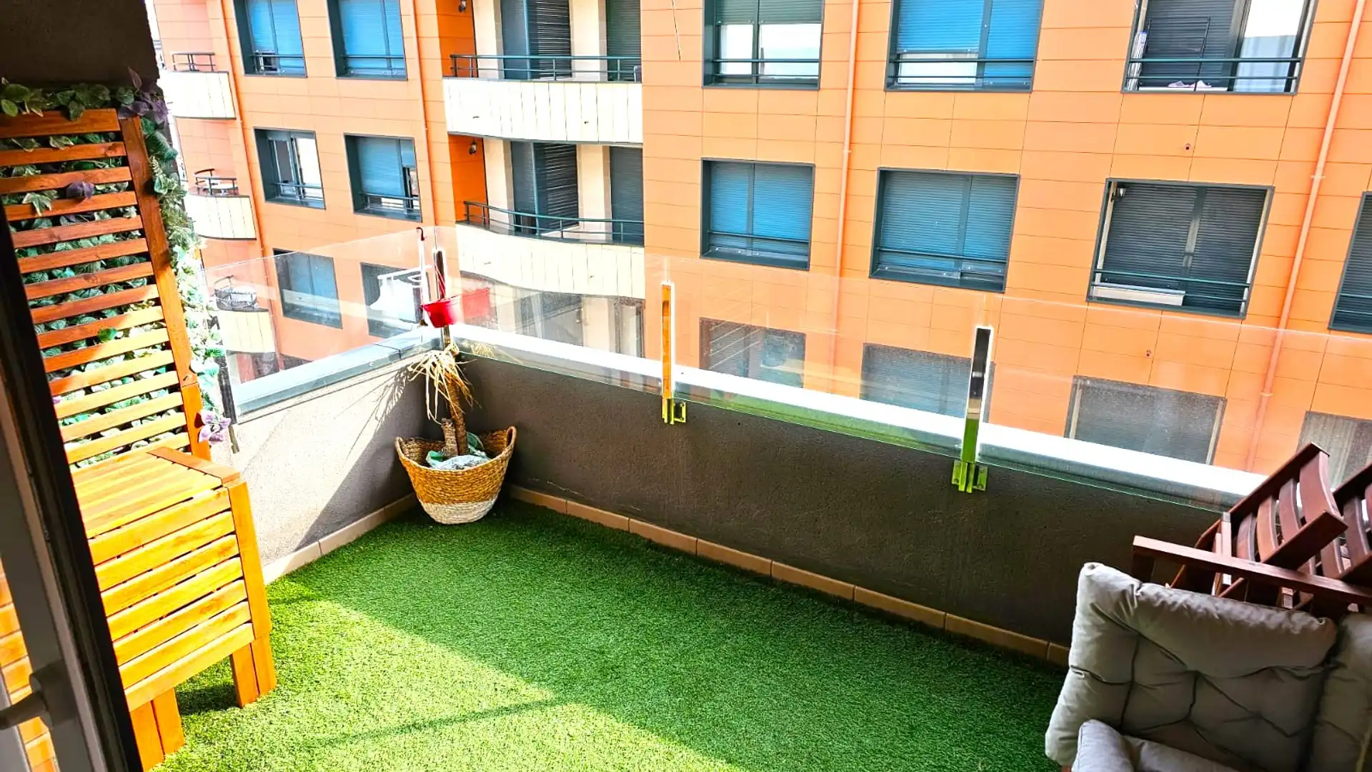 Terrasse von Wohnung zum Verkauf in Castro-Urdiales mit Heizung, Parkett und Terrasse