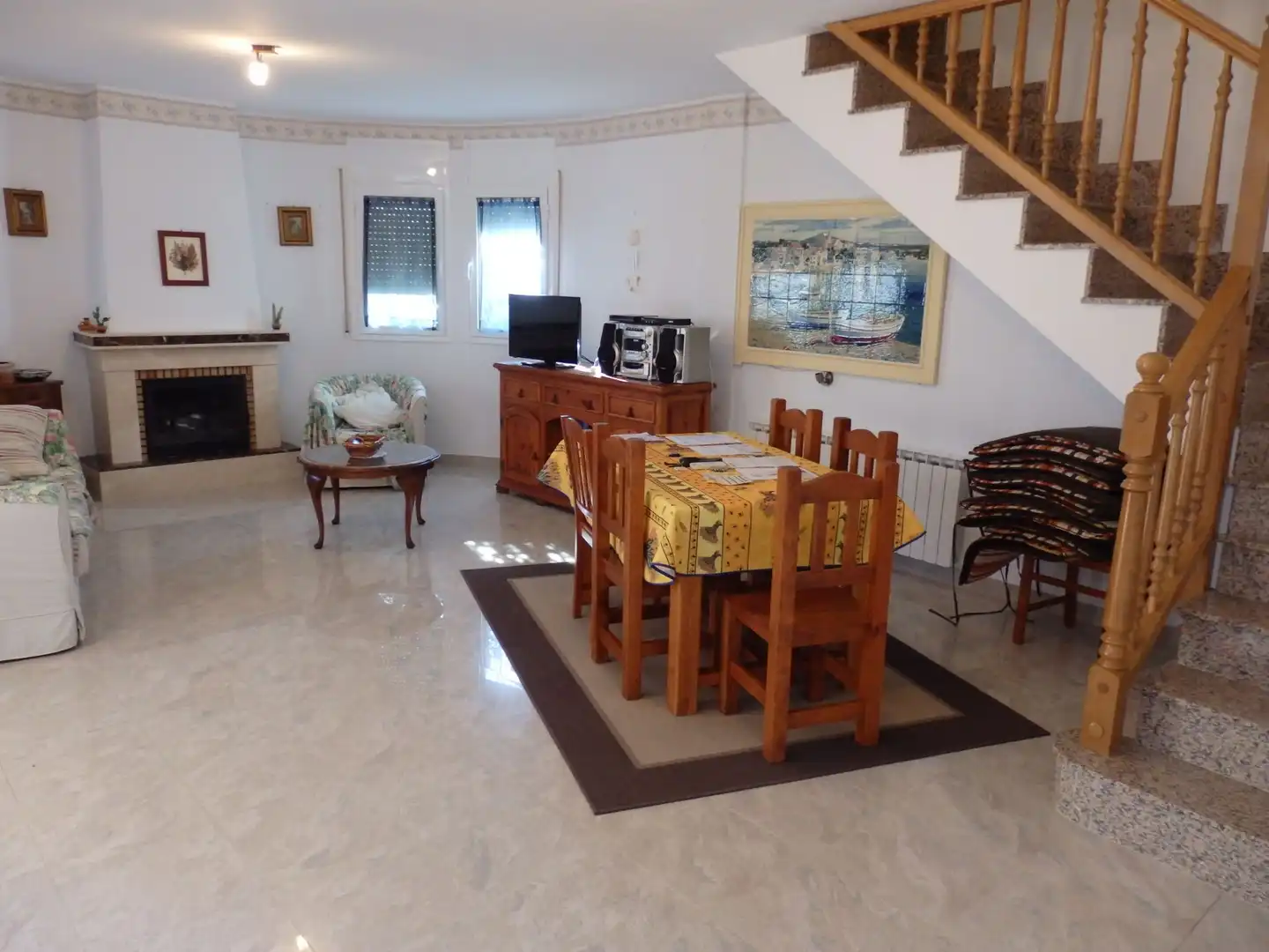 Comedor de Casa o chalet en venta en Mont-roig del Camp con Jardín privado, Terraza y Piscina
