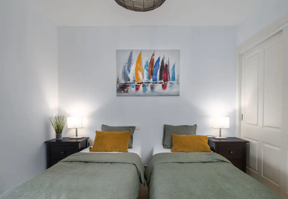 Bedroom of Flat for rent in Sotogrande  with Air Conditioner, Heating and Terrace