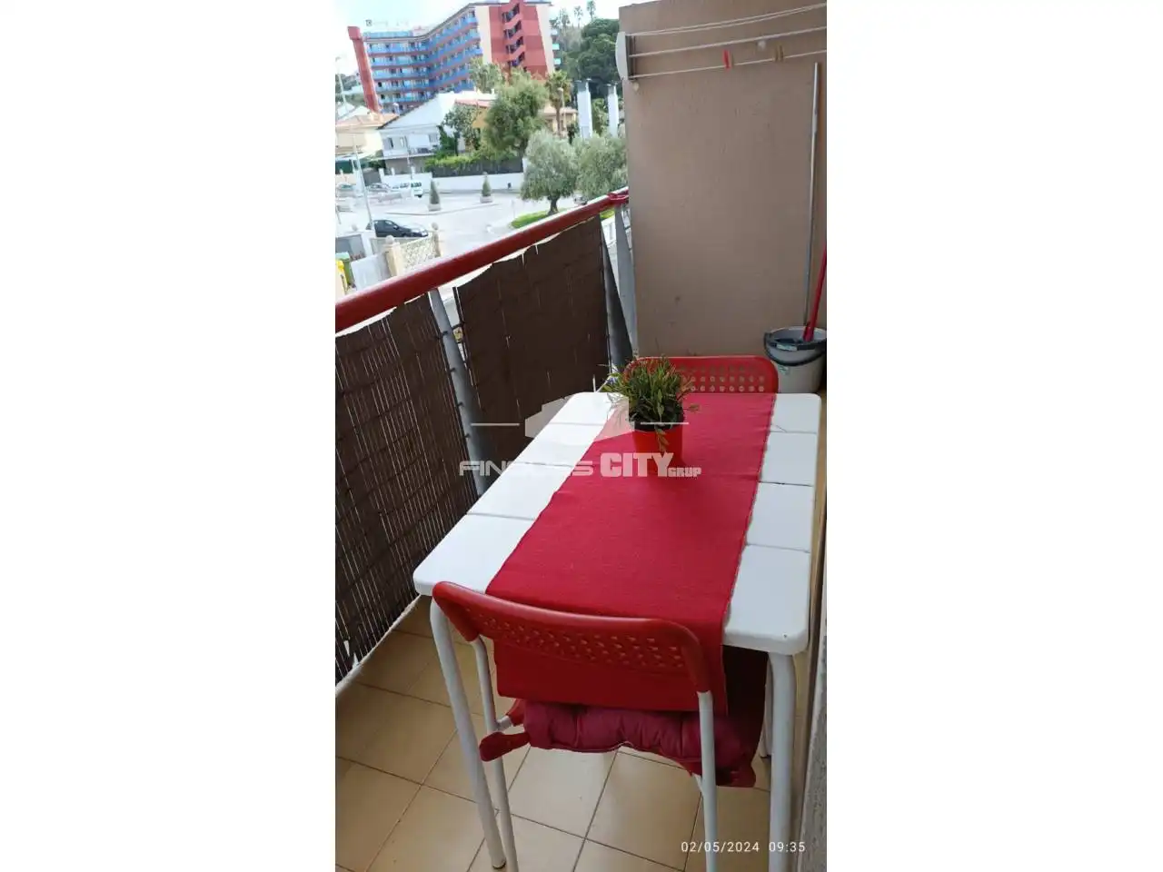 Balcony of Study for rent in Calella  with Air Conditioner, Heating and Terrace