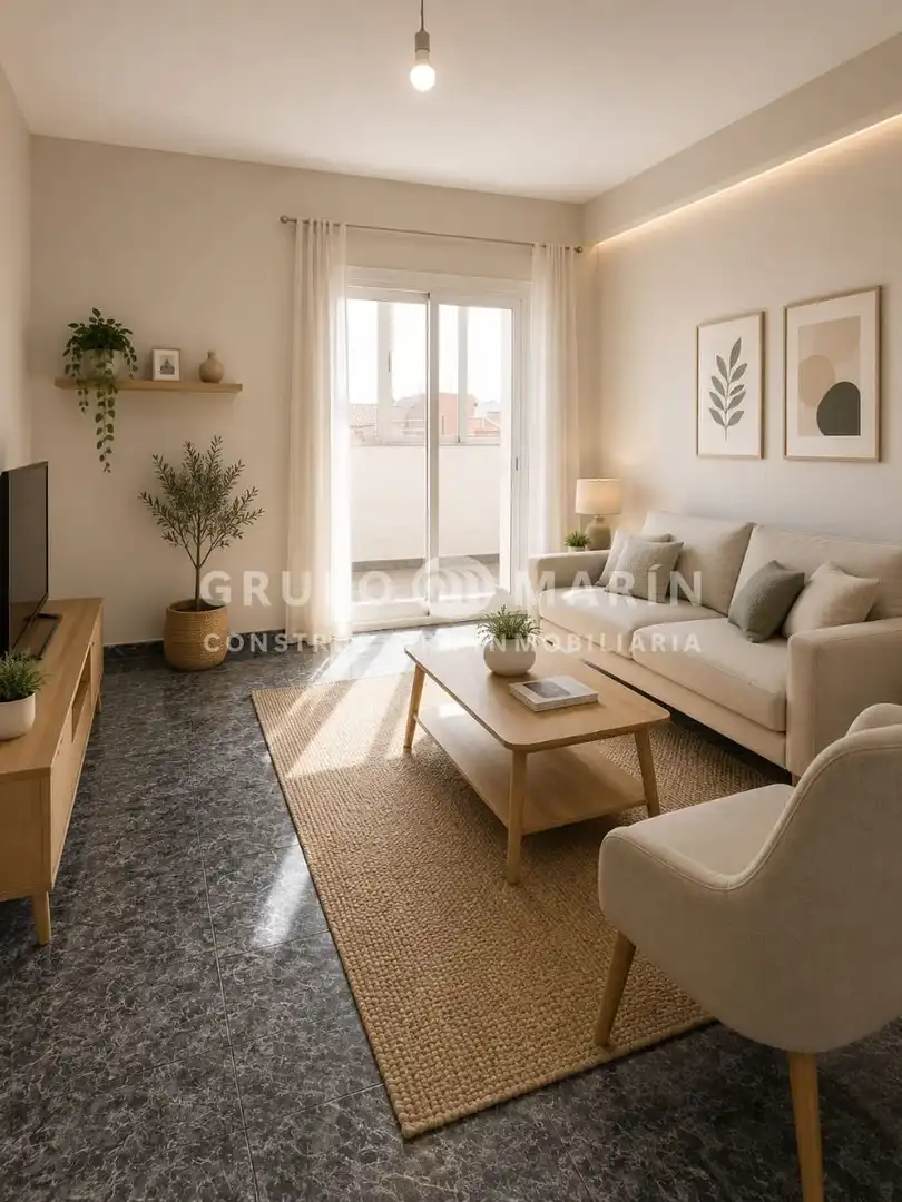 Living room of Flat for sale in Badalona  with Balcony