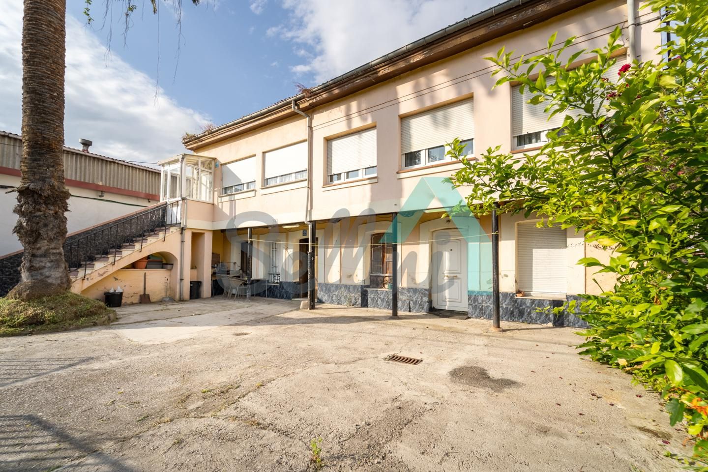 Exterior view of Single-family semi-detached for sale in Langreo  with Heating and Terrace