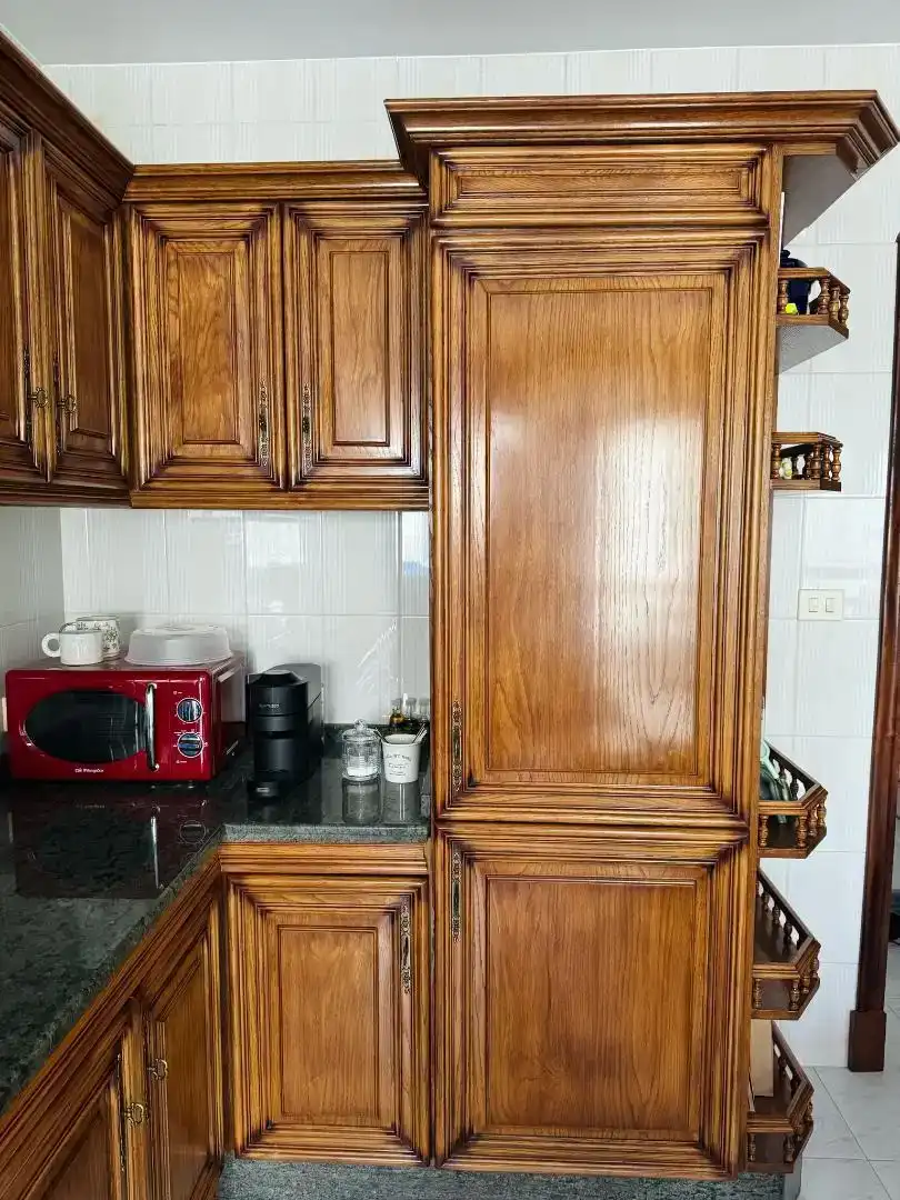 Cuina de Pis de lloguer en Porto do Son amb Parquet, Moblat i Balcó