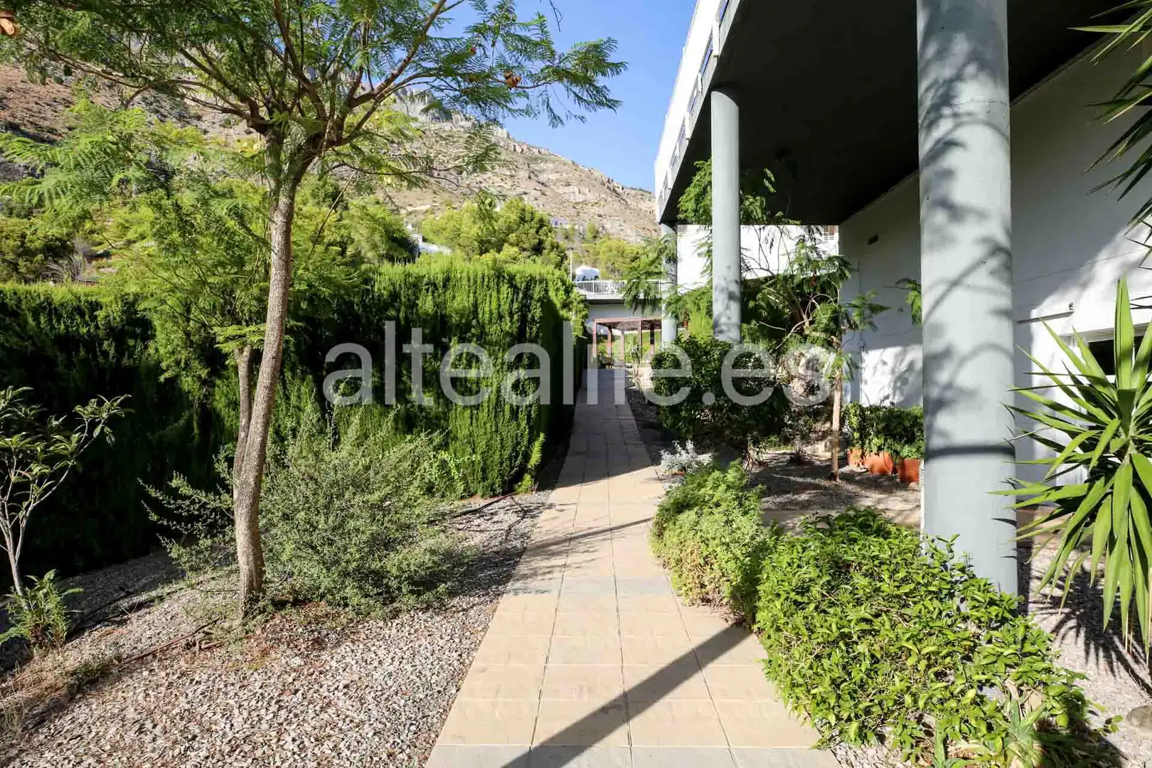 Außenansicht von Wohnungen zur Miete in Altea mit Klimaanlage, Heizung und Terrasse