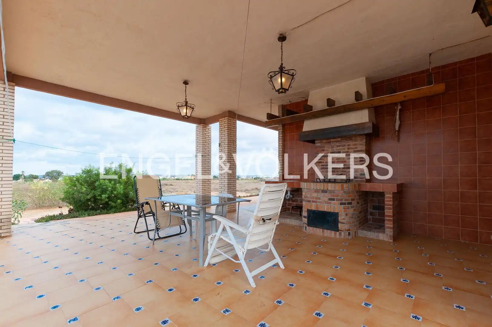 Terraza de Finca rústica en venta en Los Montesinos con Aire acondicionado, Calefacción y Piscina