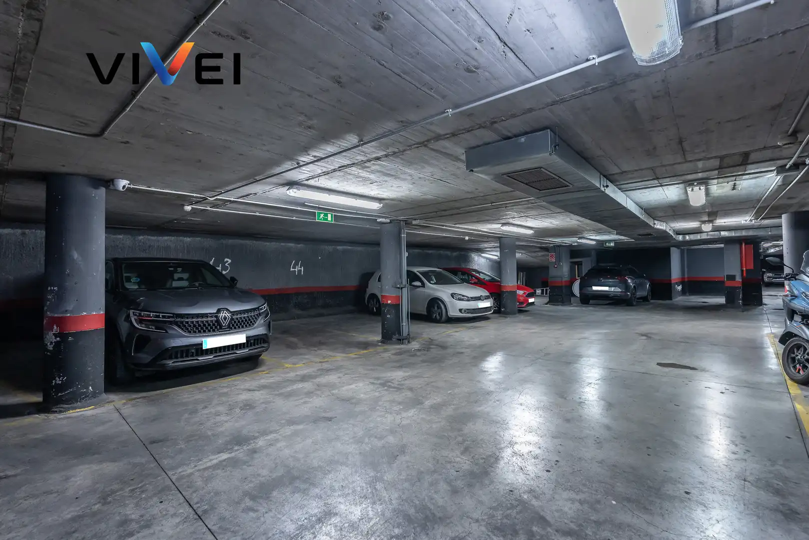 Parking of Flat for sale in Madrid  with Heating, Terrace and Storage room