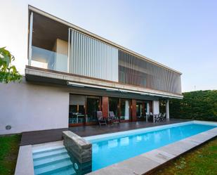 Exterior view of House or chalet for sale in Figueres  with Heating, Terrace and Swimming Pool