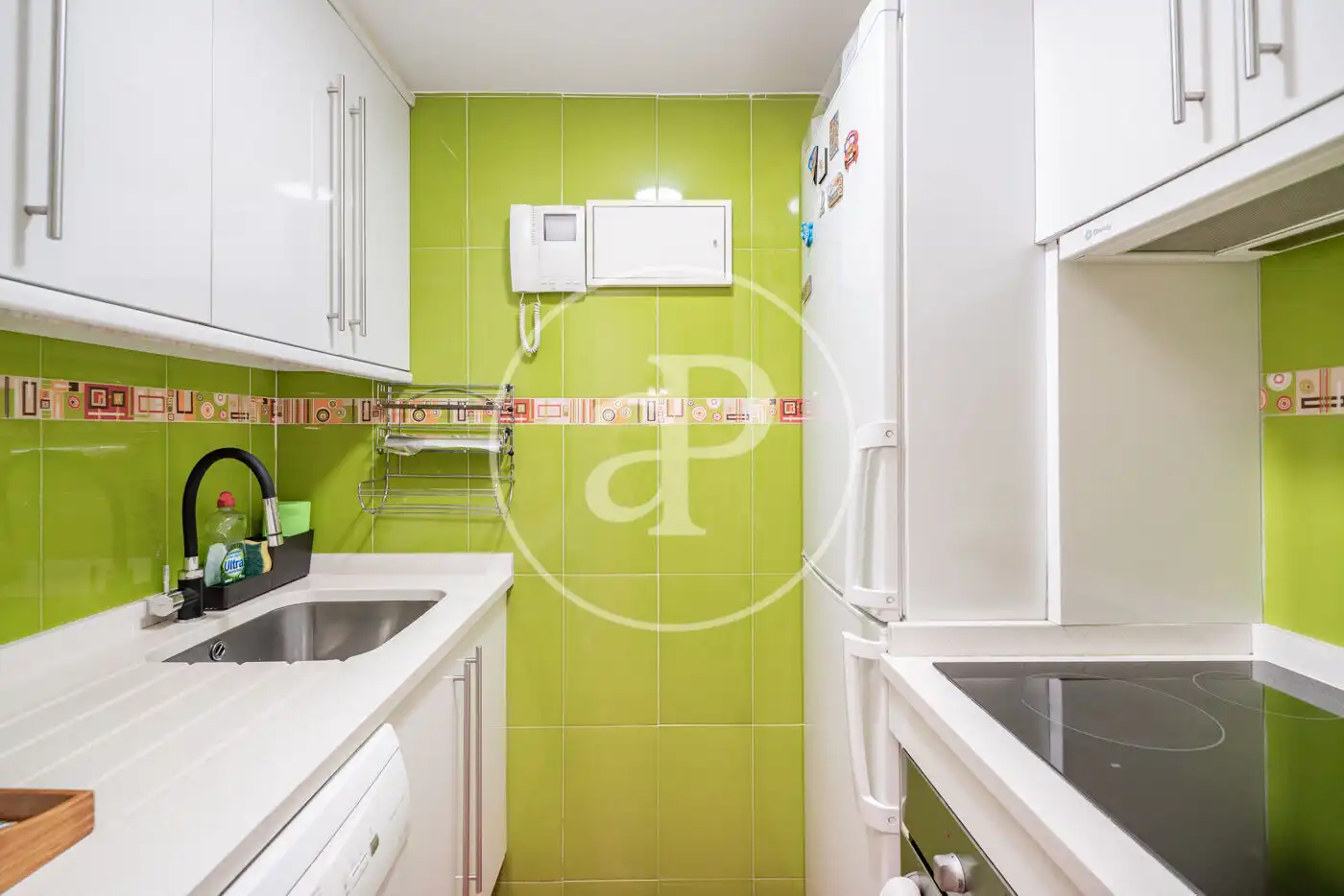 Küche von Maisonette zur Miete in Madrid mit Klimaanlage, Heizung und Privatgarten