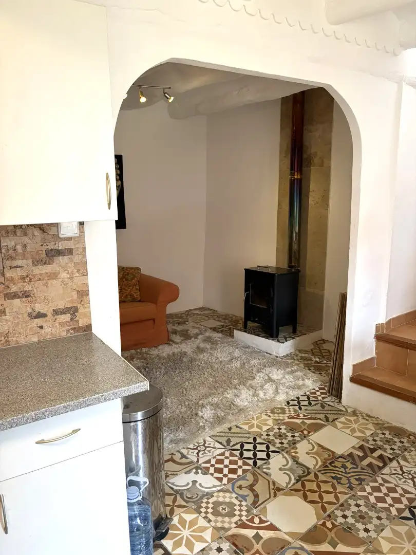 Sala de estar de Casa adosada en venta en Rasquera
