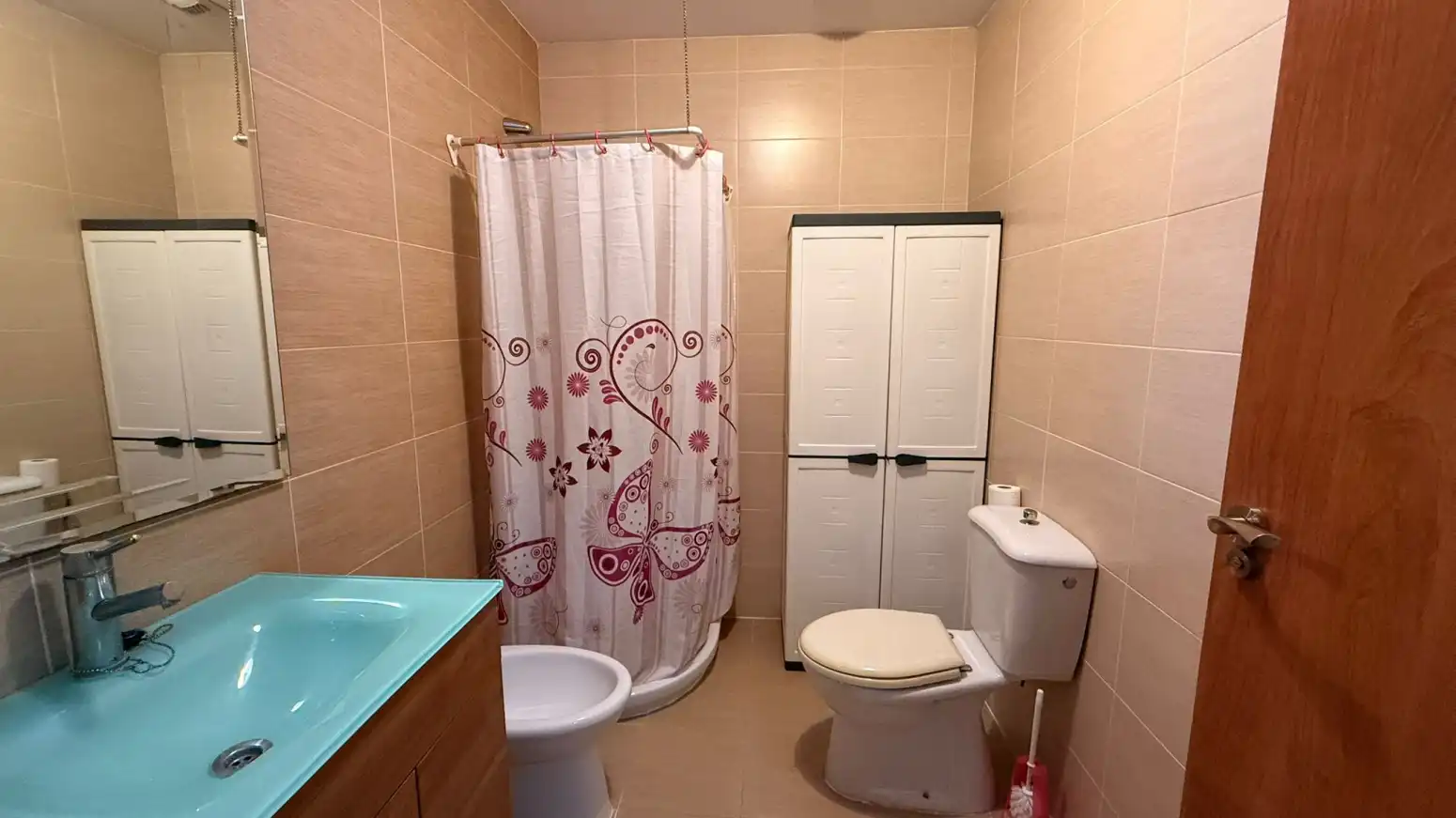 Badezimmer von Wohnung zur Miete in Sagunto / Sagunt mit Klimaanlage und Möbliert