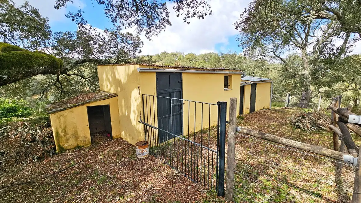 Vista exterior de Finca rústica en venta en Cortegana con Jardín privado, Terraza y Piscina