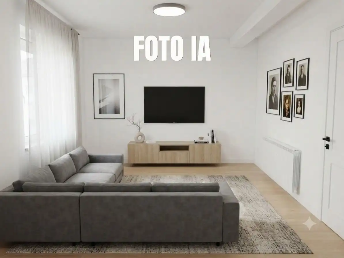 Sala de estar de Casa adosada en venta en Lugo con Terraza