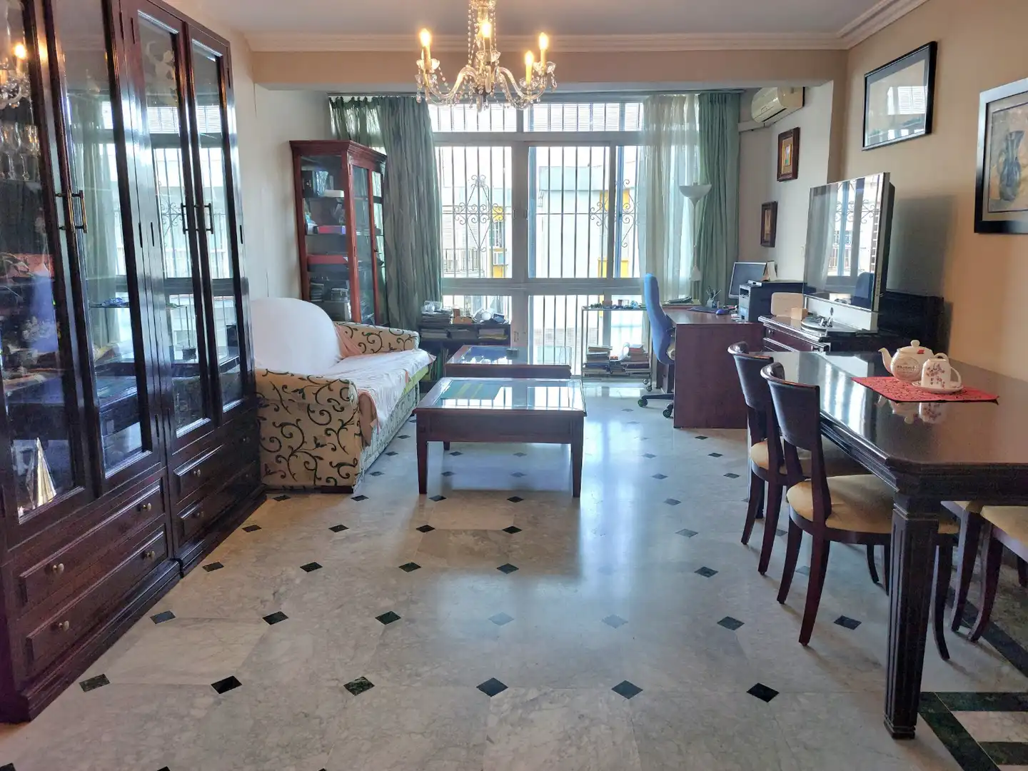 Sala de estar de Piso en venta en Sevilla con Aire acondicionado y Calefacción