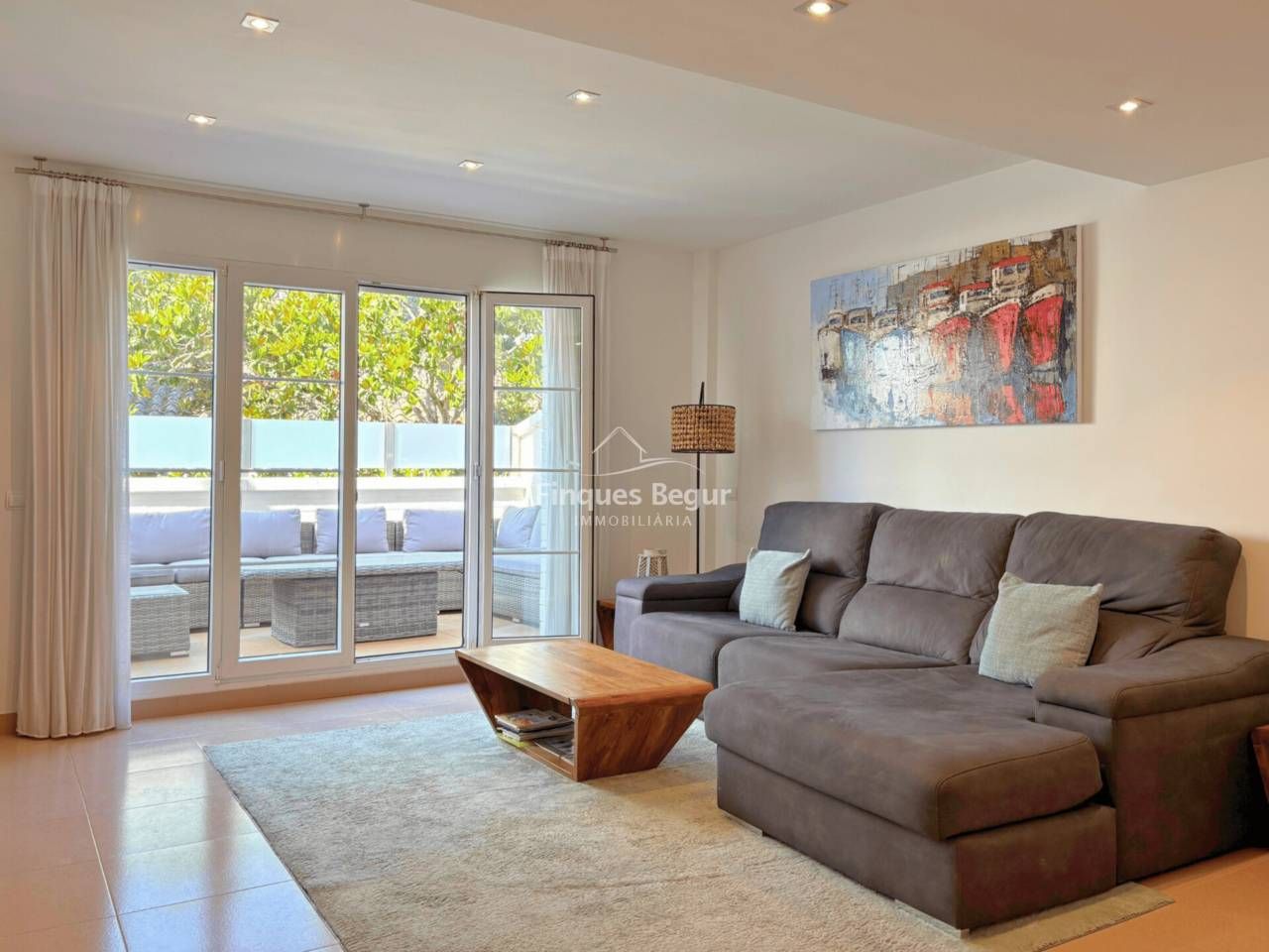 Living room of House or chalet for sale in Palafrugell  with Air Conditioner, Terrace and Furnished