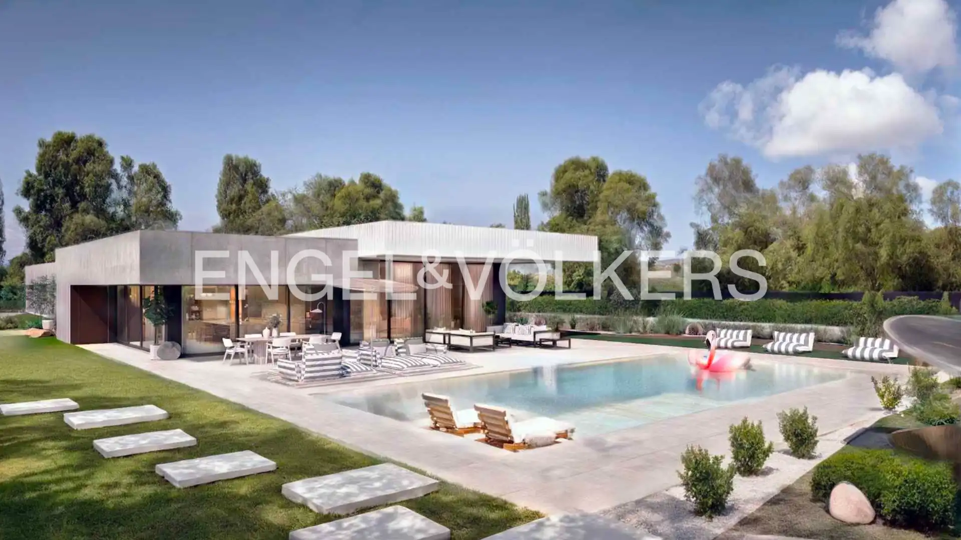 Piscina de Casa o xalet en venda en Boadilla del Monte amb Aire condicionat, Calefacció i Jardí privat