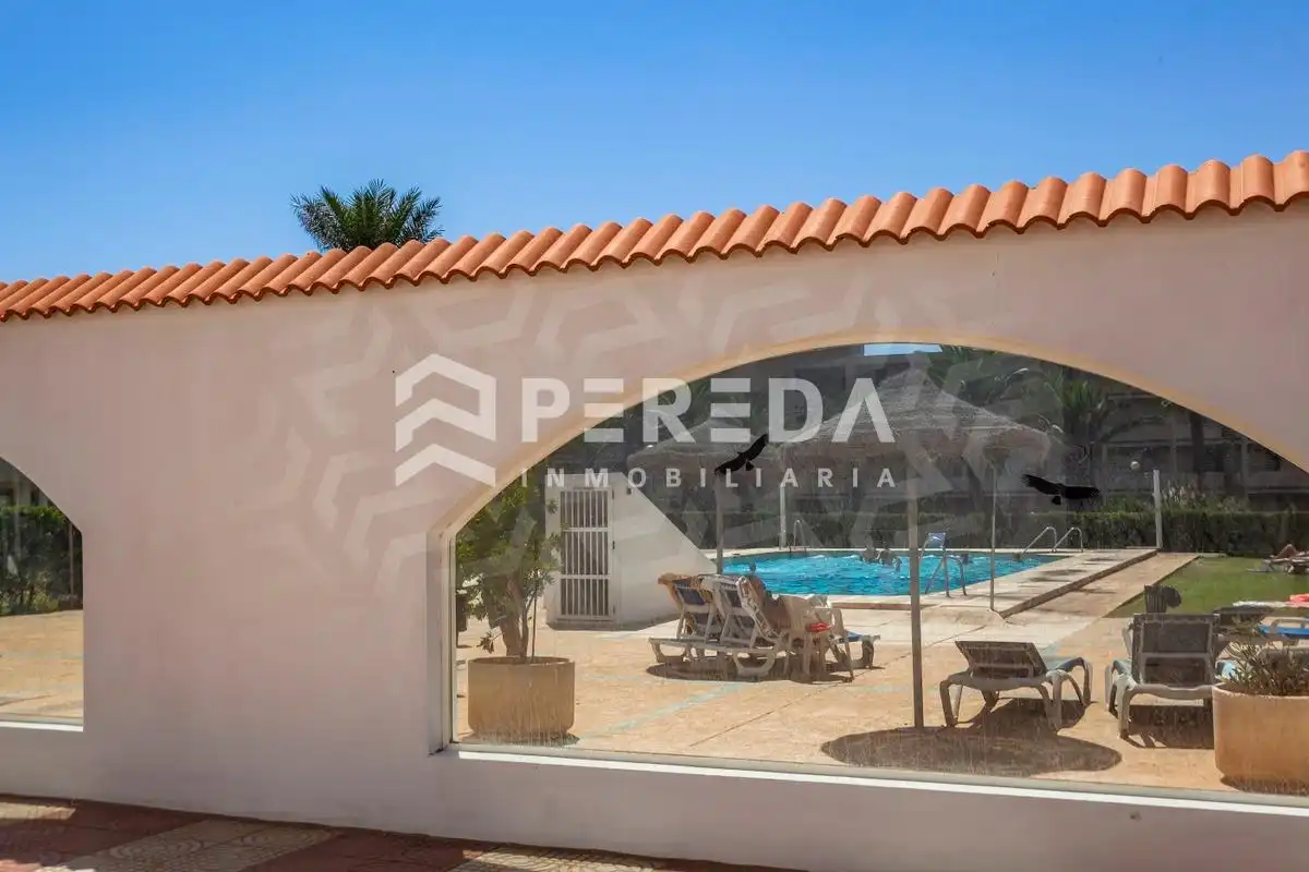 Exterior view of Houses for sale in Roquetas de Mar  with Terrace and Community pool