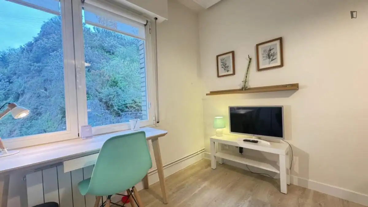 Sala de estar de Apartamento para compartir en Bilbao  con Amueblado, Horno y Lavadora
