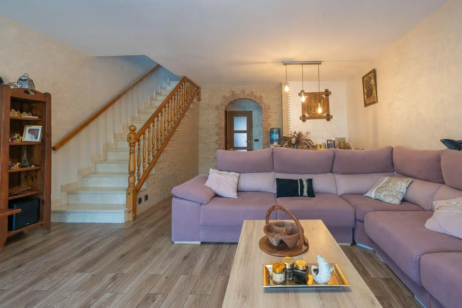 Sala de estar de Casa adosada en venta en La Ràpita con Terraza