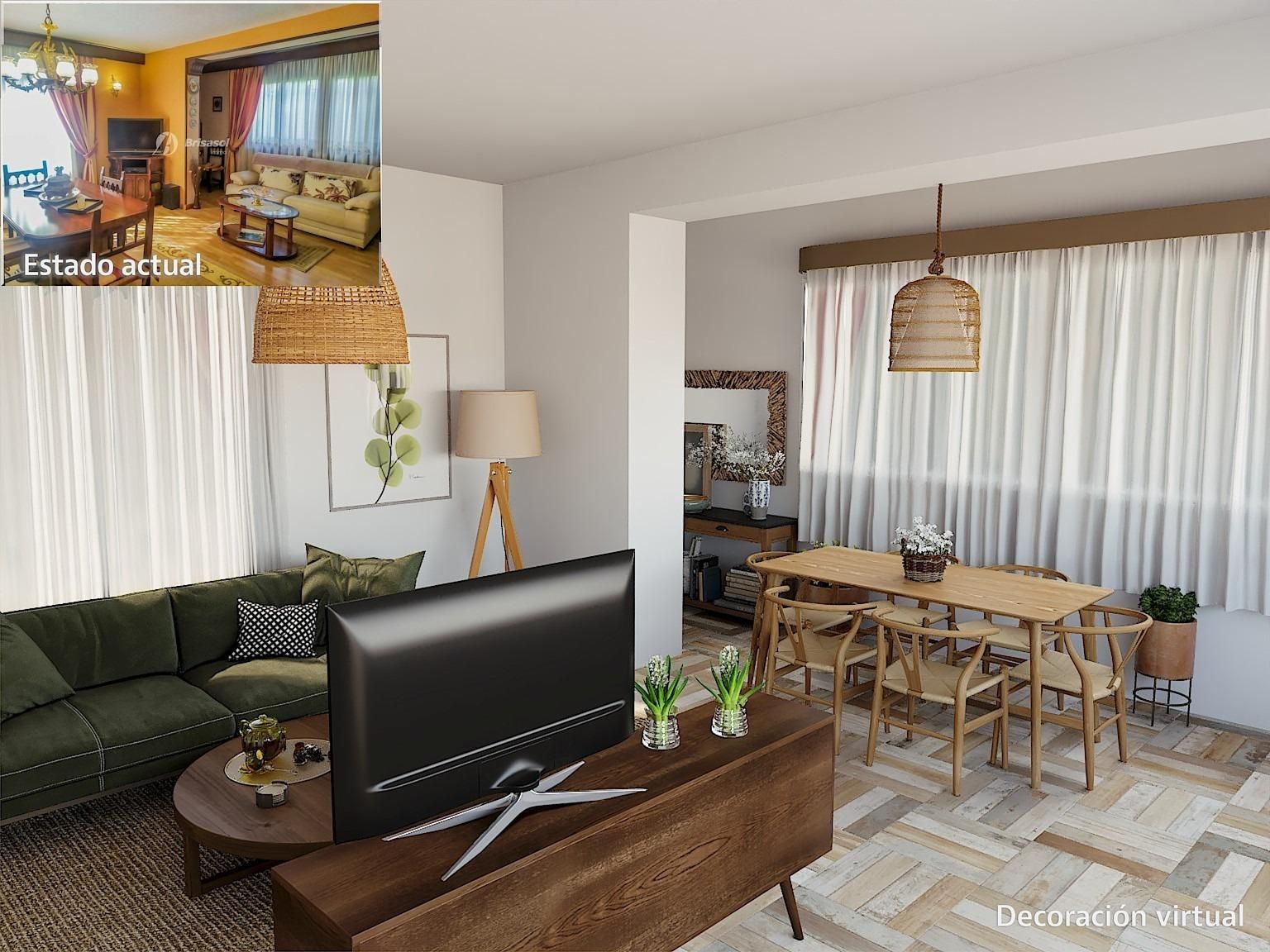 Living room of House or chalet for sale in Els Pallaresos  with Air Conditioner, Heating and Private garden