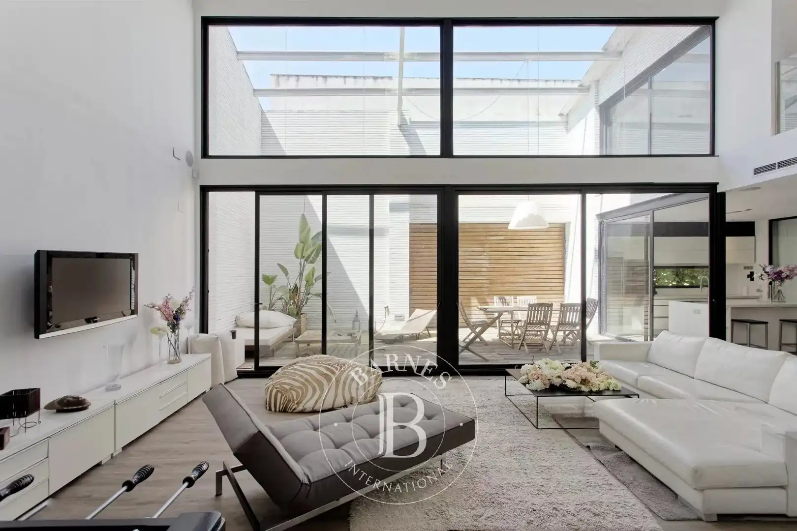 Wohnzimmer von Loft zum Verkauf in Barcelona mit Klimaanlage, Heizung und Terrasse