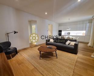 Living room of Flat to rent in  Barcelona Capital  with Air Conditioner, Heating and Private garden