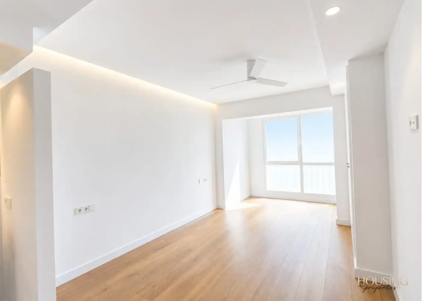 Sala de estar de Ático de alquiler en  Palma de Mallorca con Aire acondicionado, Calefacción y Parquet