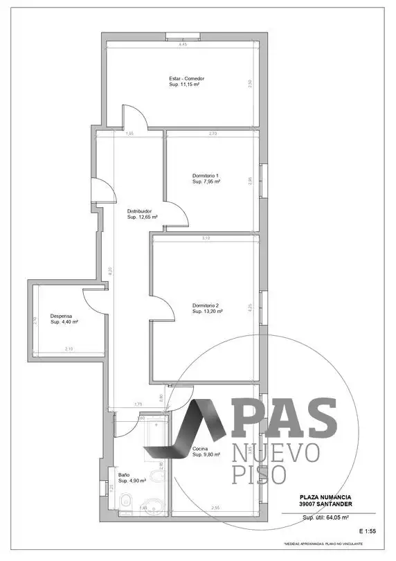 Wohnung zum Verkauf in Santander
