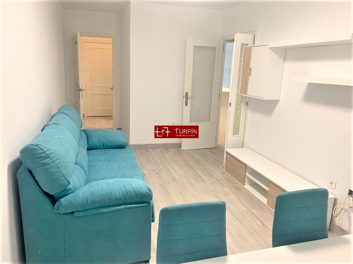 Sala d'estar de Apartament de lloguer en  Murcia Capital amb Aire condicionat, Parquet i Moblat