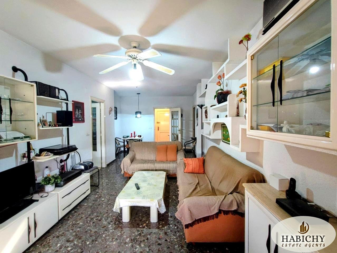 Living room of Apartment for sale in  Murcia Capital  with Terrace and Storage room