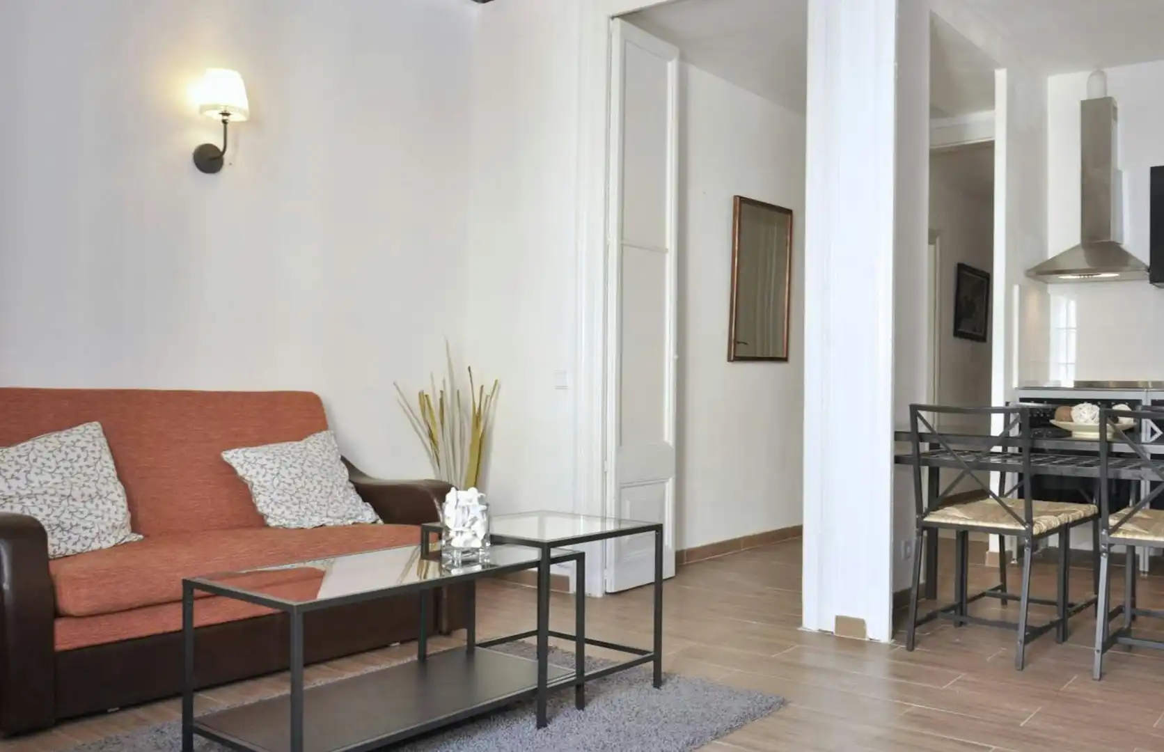 Sala de estar de Piso de alquiler en Barcelona con Calefacción, Amueblado y Lavadora