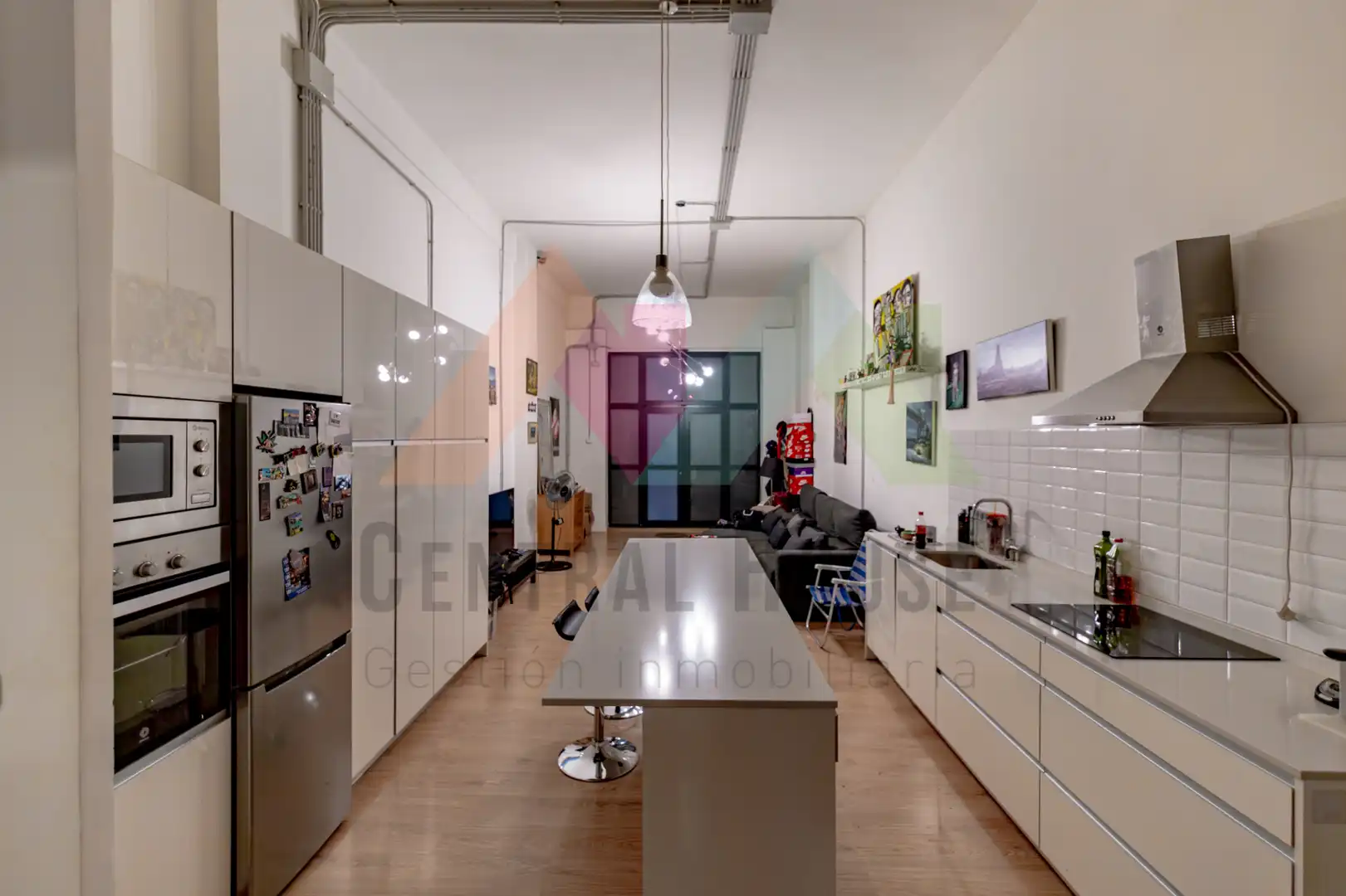 Cocina de Apartamento en venta en Madrid con Calefacción, Parquet y Amueblado